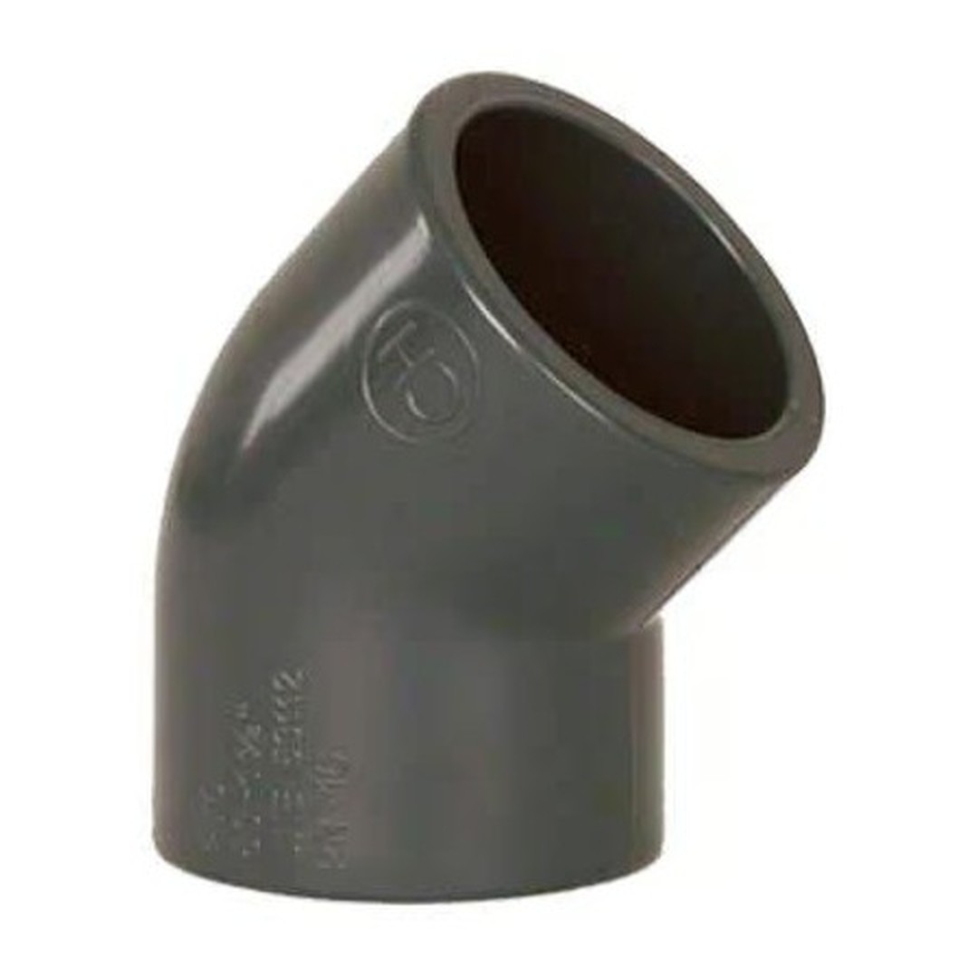 PVC tvarovka - Úhel 45° 20 mm