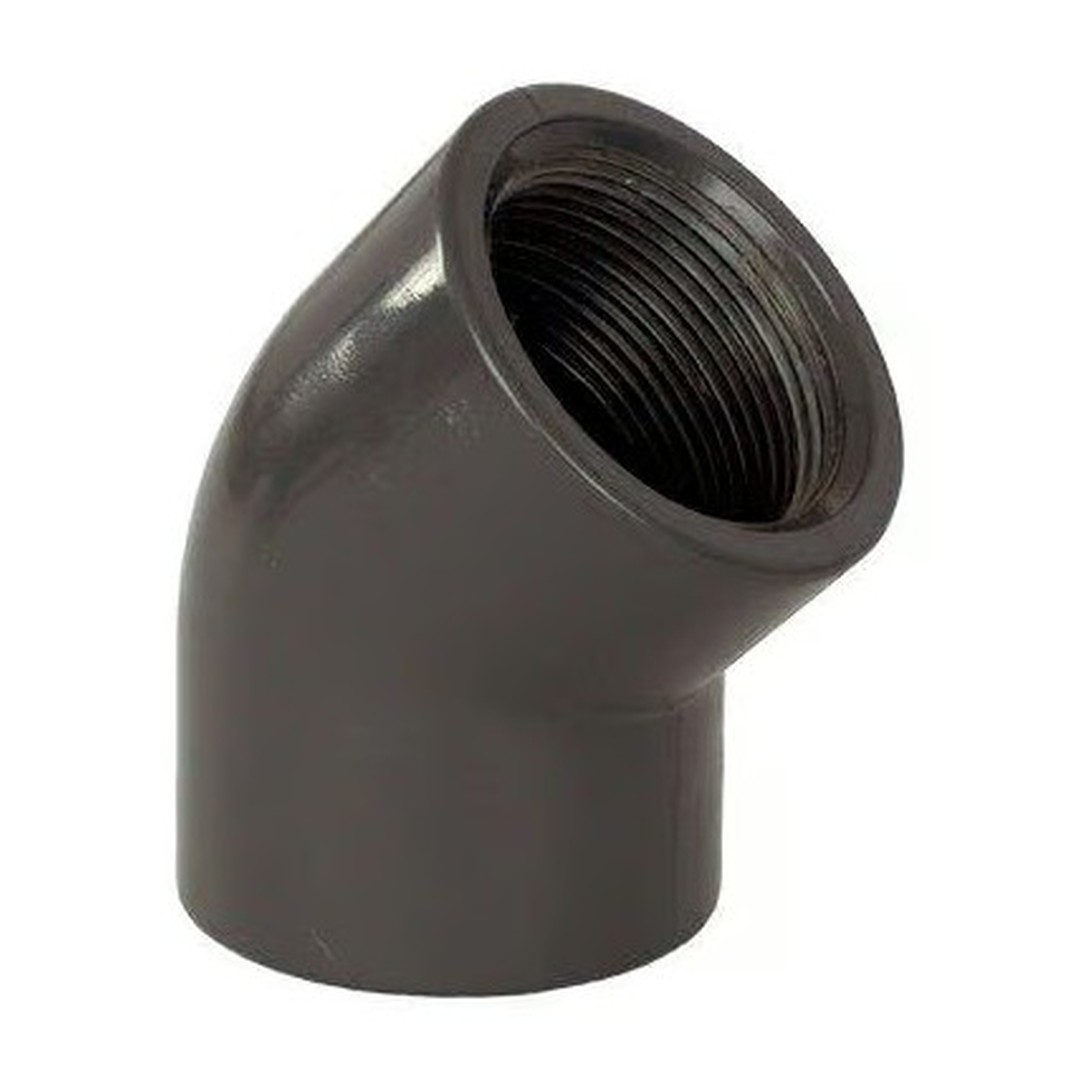 PVC tvarovka - Úhel 45° 50 x 1 1/2“ int.