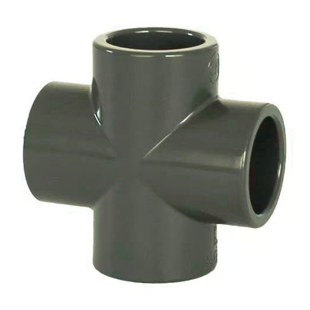 PVC tvarovka - Kříž 25 mm