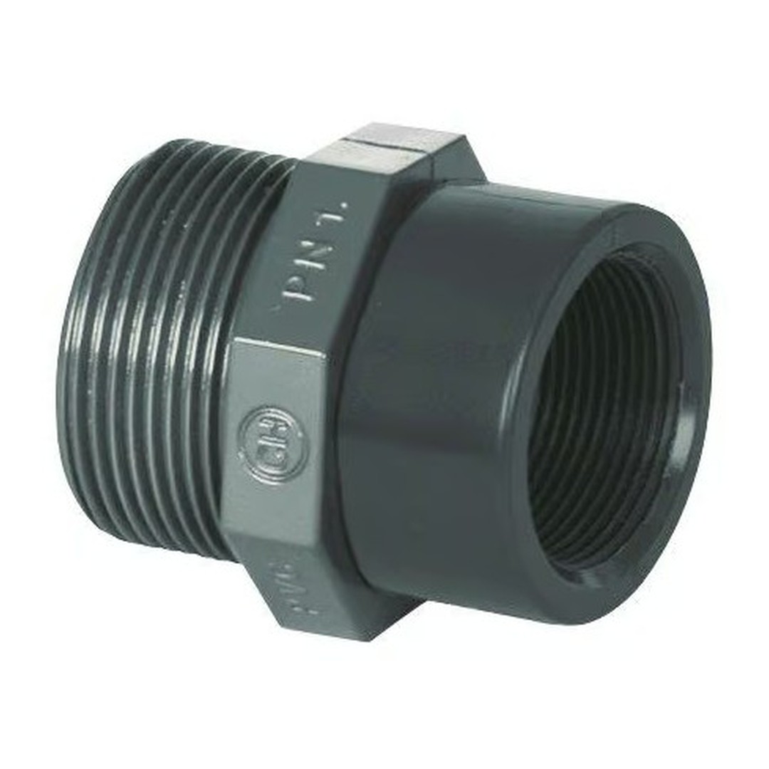 PVC tvarovka - Redukce 1 1/4“ ext. x 1“ int.