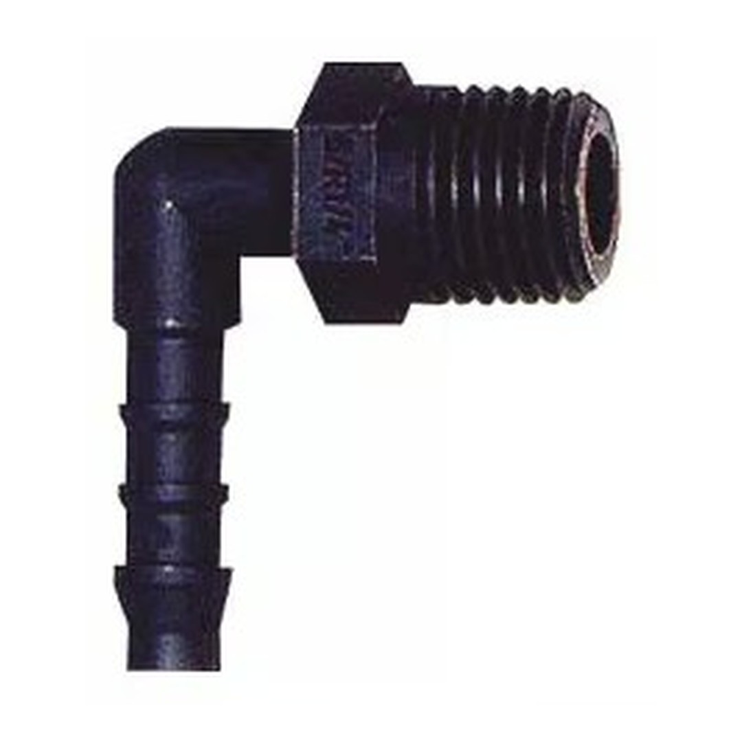 PVC tvarovka - Trn hadicový úhel 90° 12 x 3/8“, polyamid