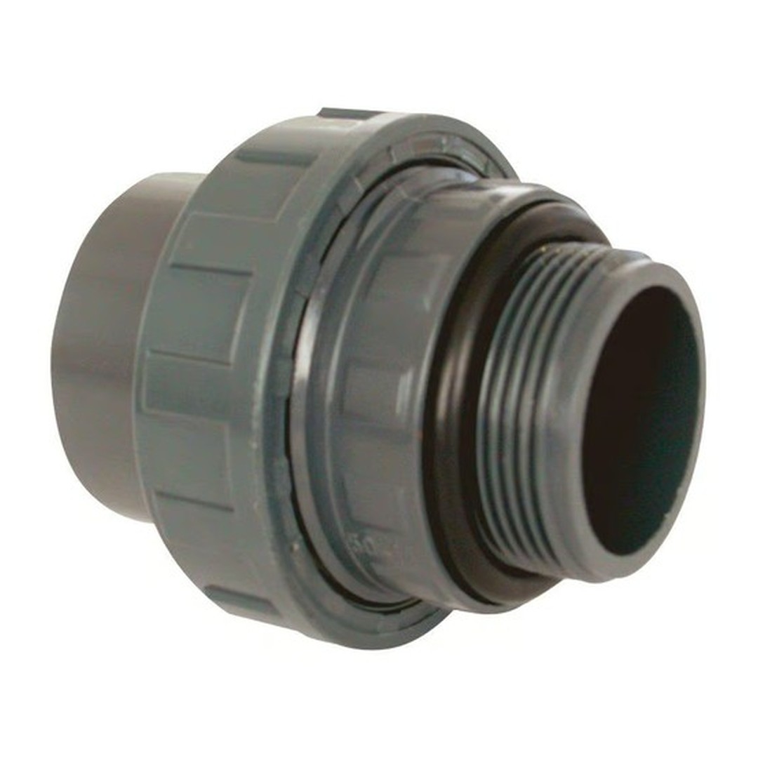 PVC tvarovka - Šroubení 63 x 2“ ext., s o - kroužkem