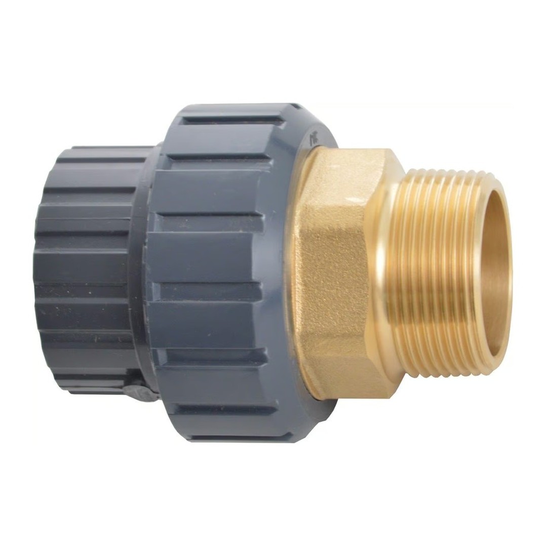 PVC tvarovka - Šroubení 32 x 1“ ext. mosaz