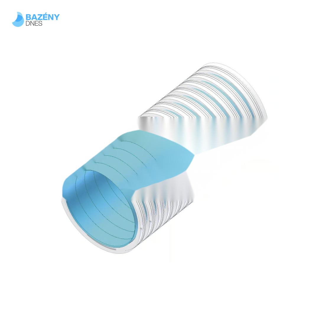 PVC flexi hadice - Baz. hadice PROTECT® (vrstva odolná chlóru) d= 50 mm 2