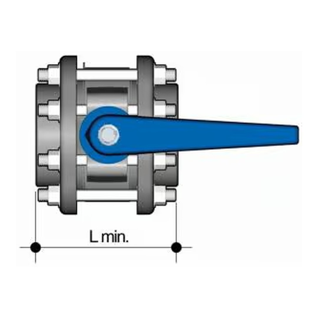 Uzavírací klapka s přírubou 315 mm 3