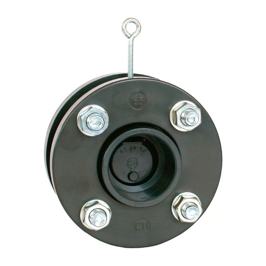 Zpětná klapka s přírubami a s manžetami 200 mm