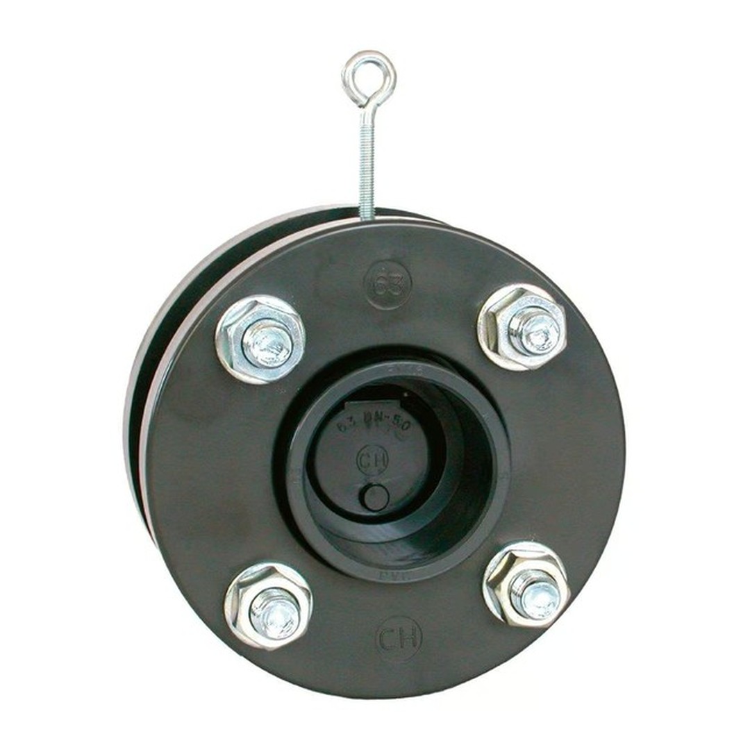 Zpětná klapka s přírubami a s manžetami 250 mm