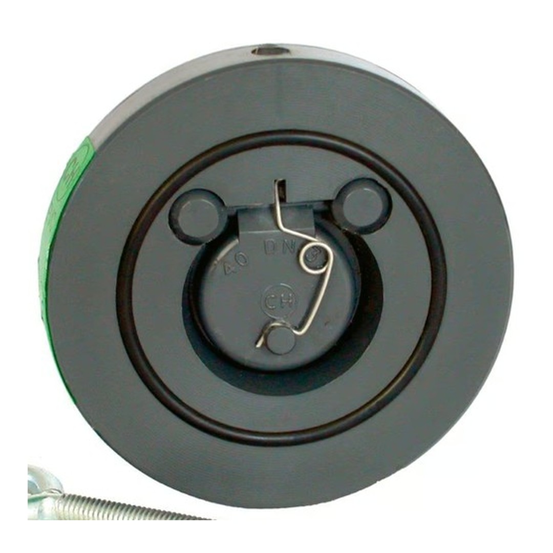 Zpětná klapka s pružinou bez příruby - 110 mm