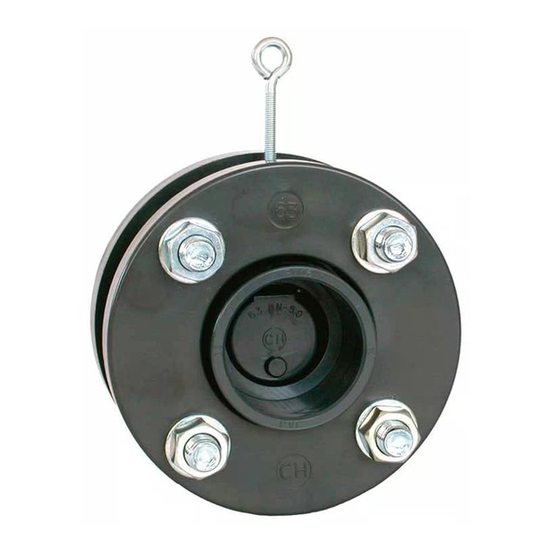 Zpětná klapka s pružinou a přírubou 160 mm