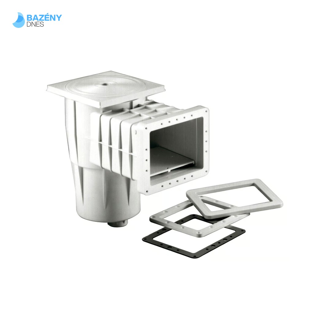 Skimmer Kripsol sání 200 mm x 180 mm, pro fólie, s vak. kotoučem 2