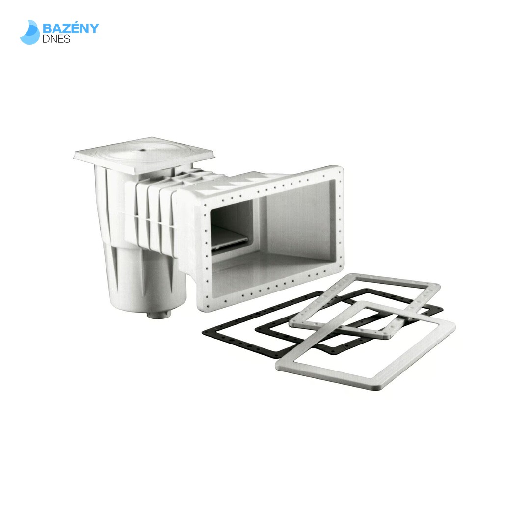 Skimmer Kripsol sání 400 mm x 230 mm, pro fólie, s vak. kotoučem