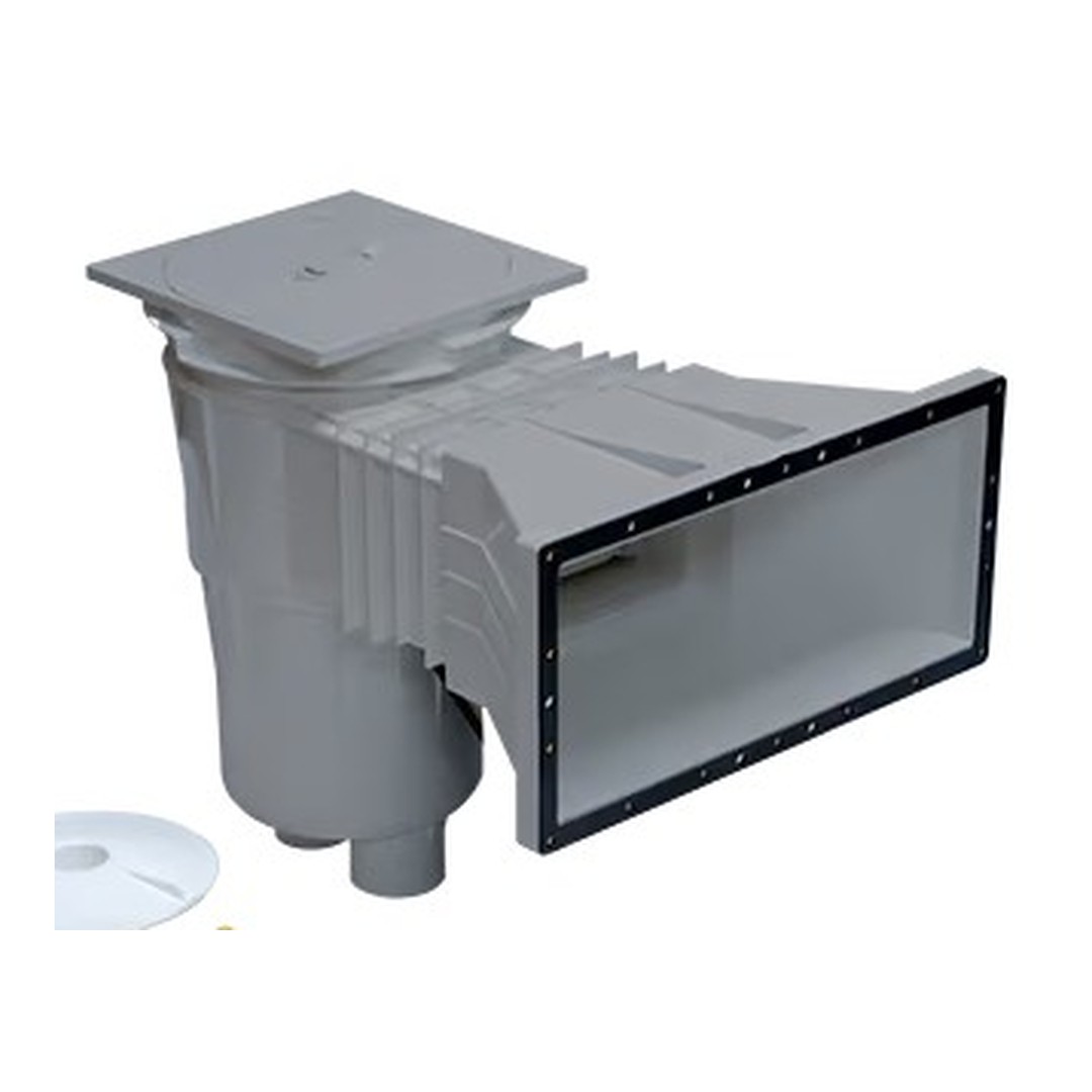 Skimmer 17, 5 l, pro fólie, s mosaznými zástřiky, široké hrdlo, RAL7004