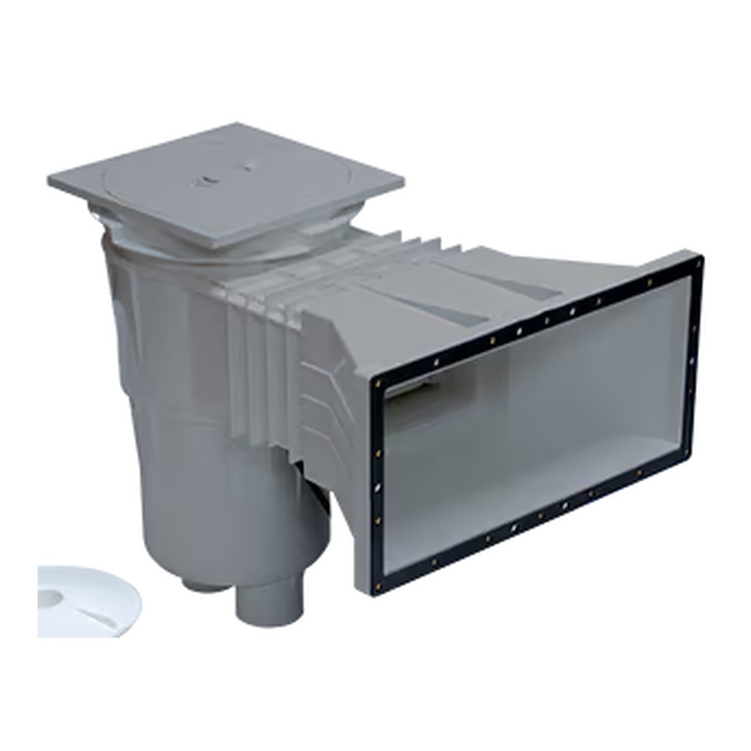 Skimmer 17, 5 l, pro fólie, s mosaznými zástřiky, široké hrdlo, RAL7004 4