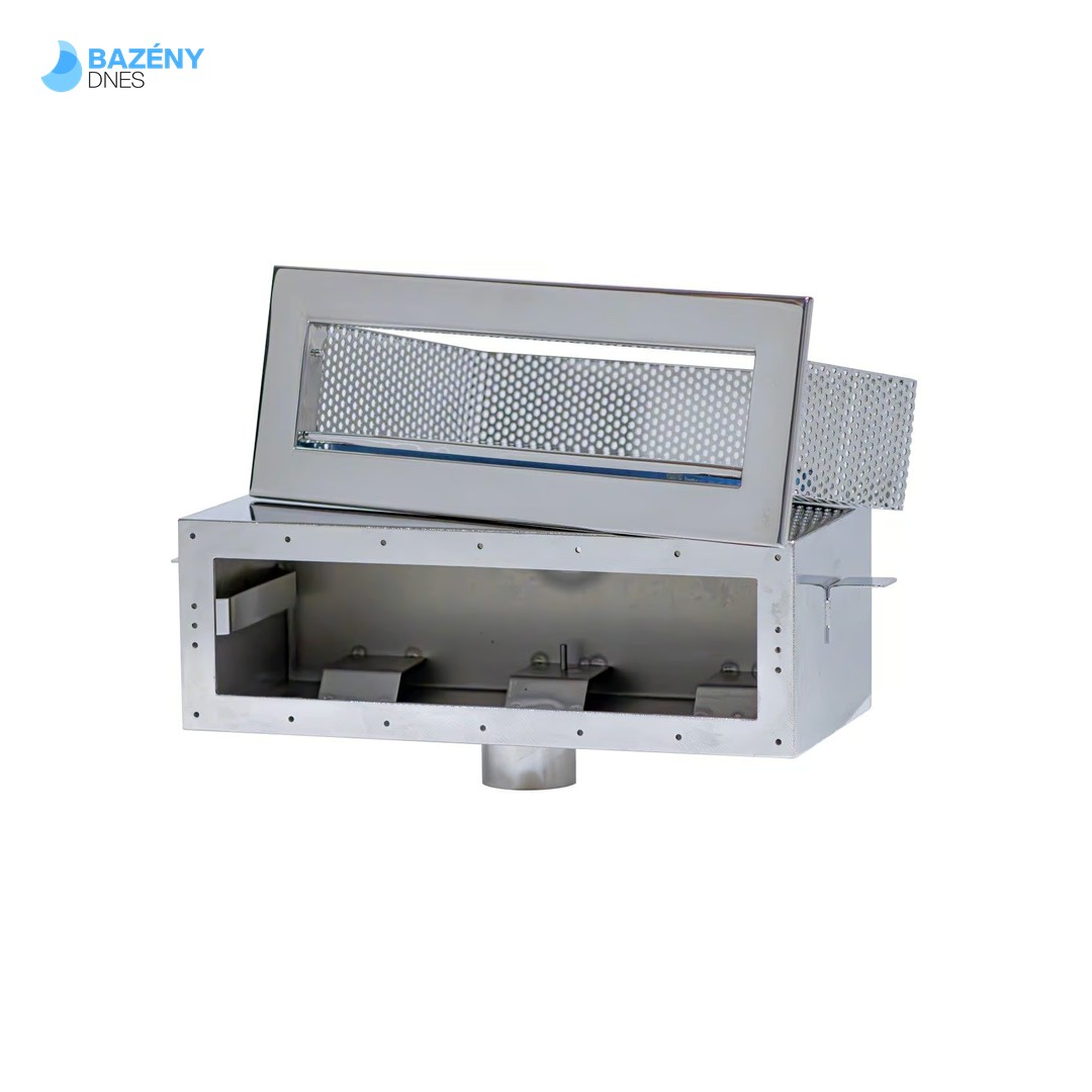 Nerezový skimmer - - 600 mm pro fóliové bazény 2