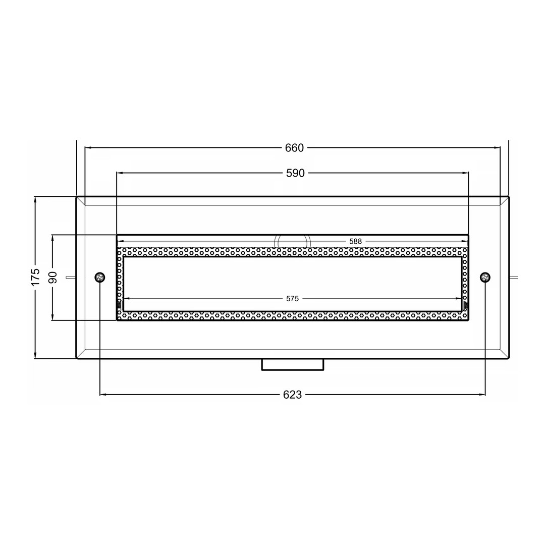 Nerezový skimmer - - 600 mm pro fóliové bazény 6