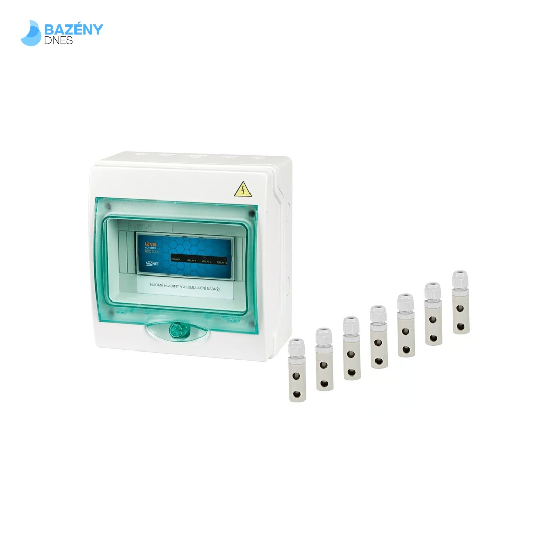 El. hlídání hladiny v akumulační jímce + 7x sonda (v rozvaděči)