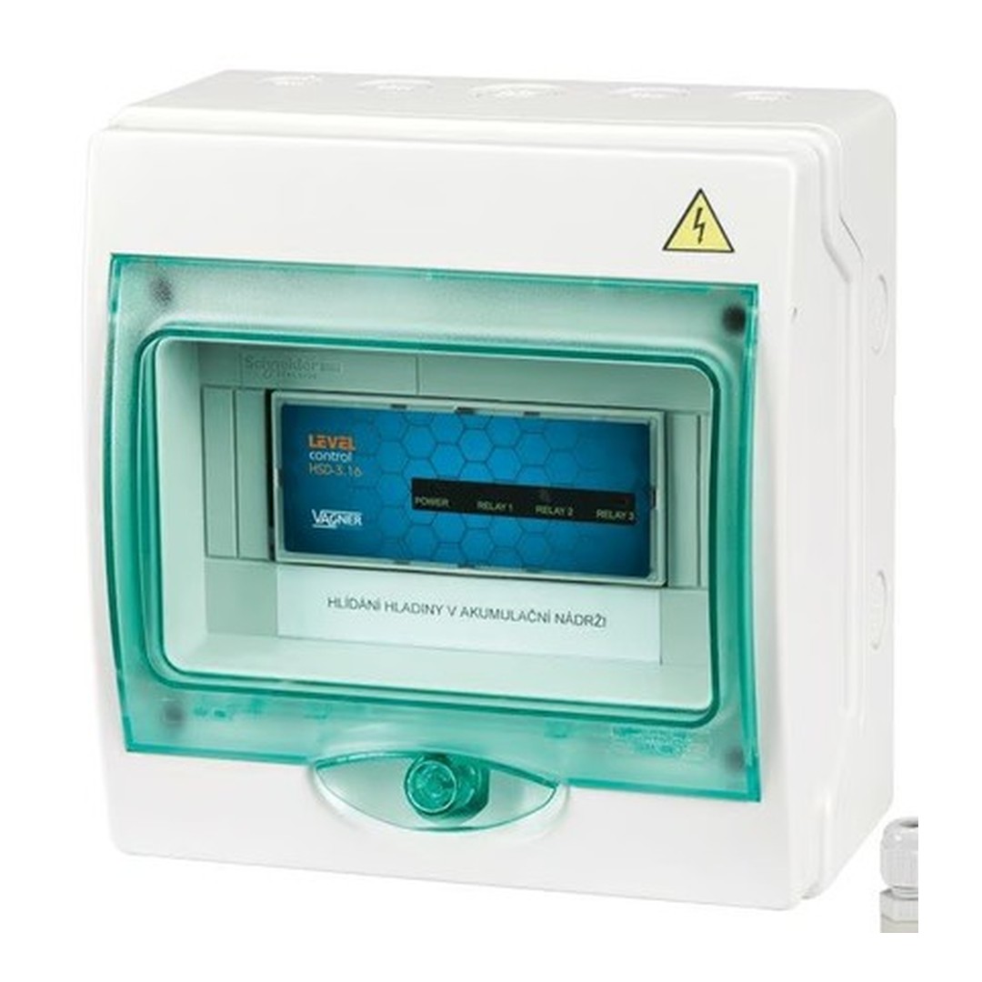 El. hlídání hladiny v akumulační jímce + 7x sonda (v rozvaděči)