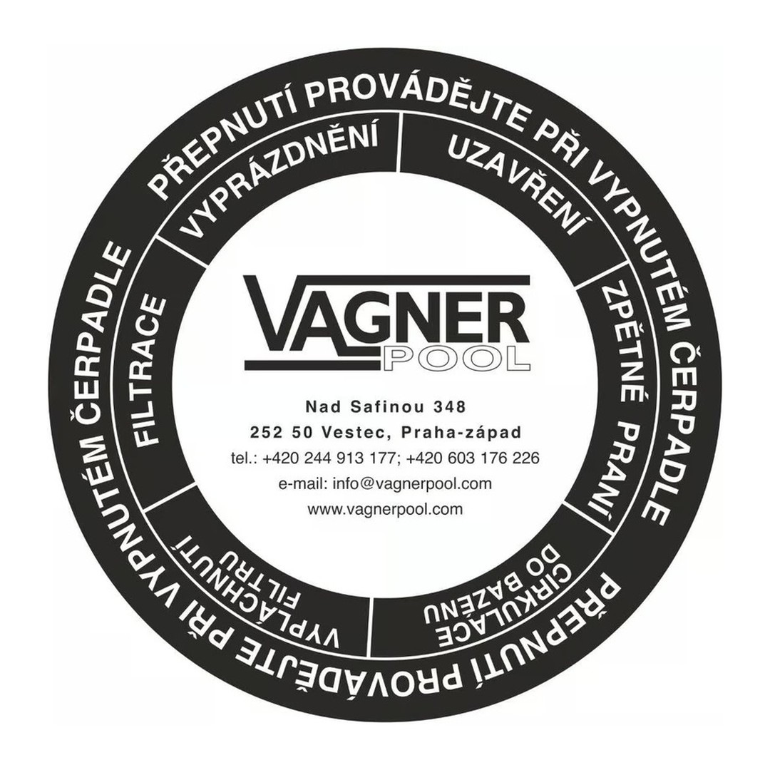 Český popis na 6 - cestný ventil