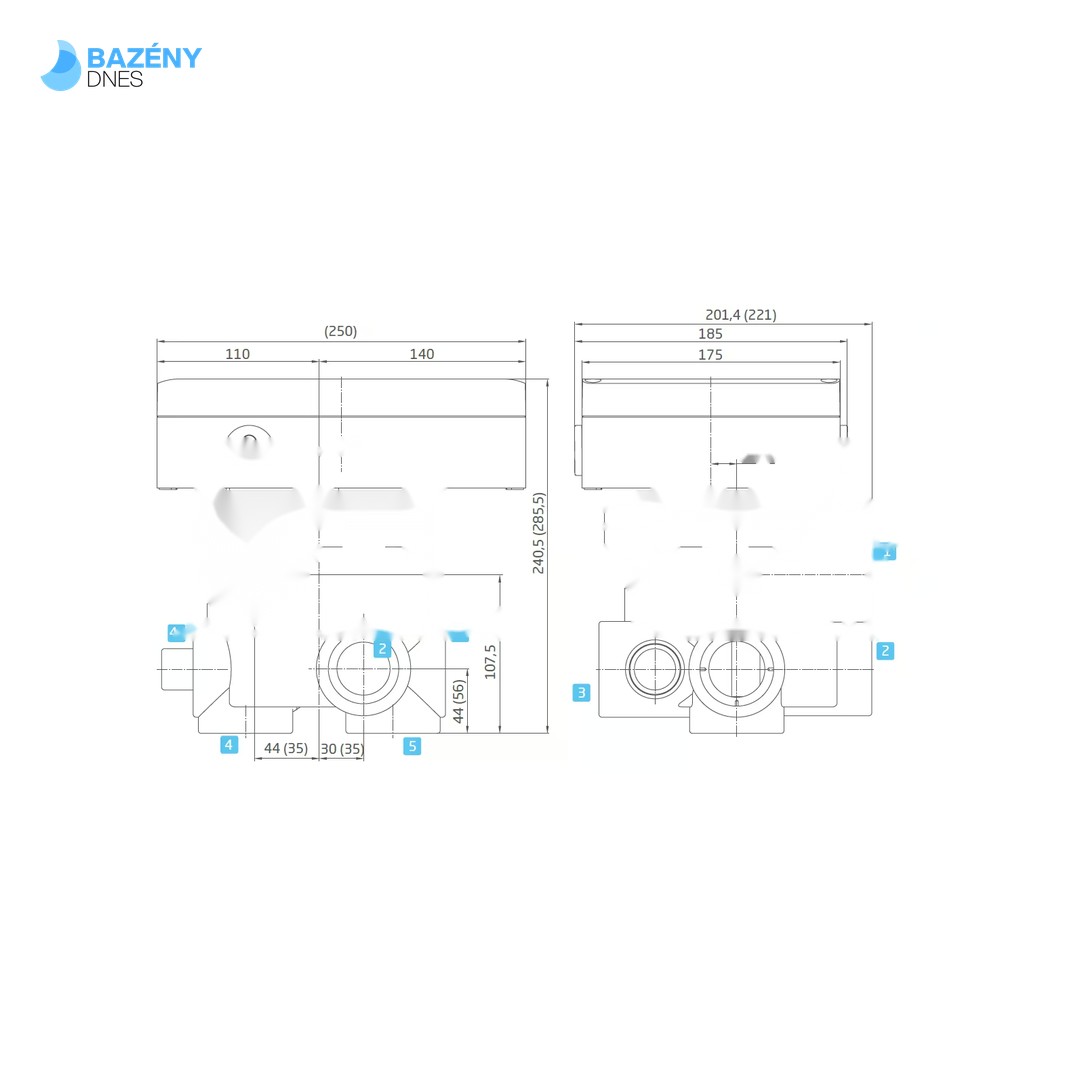 Badu OmniTronic, napojení 1 1/2"