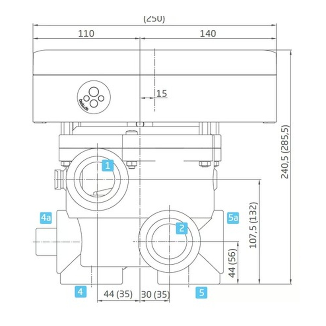 Badu OmniTronic, napojení 1 1/2" 2
