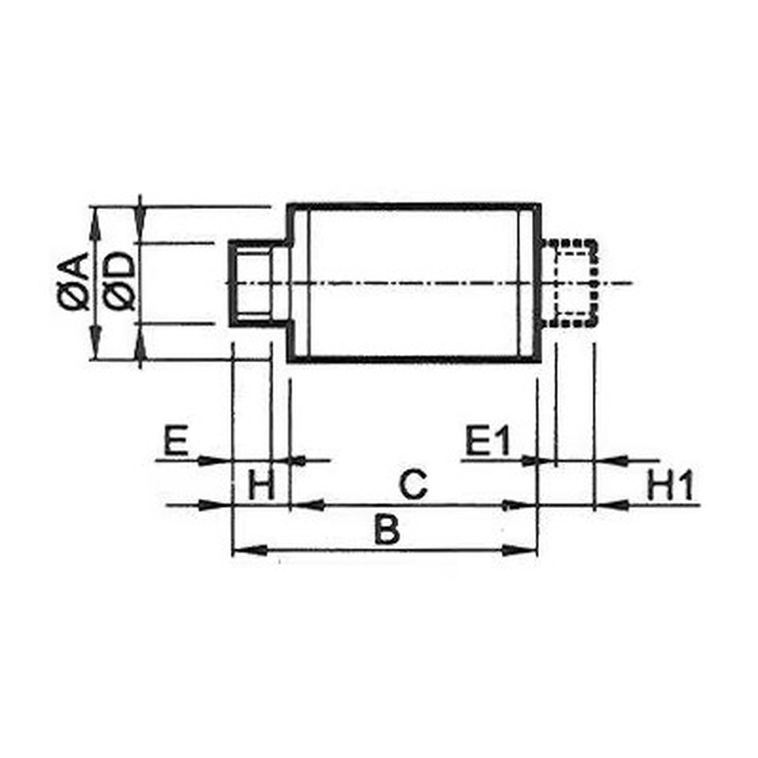 Tlumič hluku SEKO, napojení 2“ 2