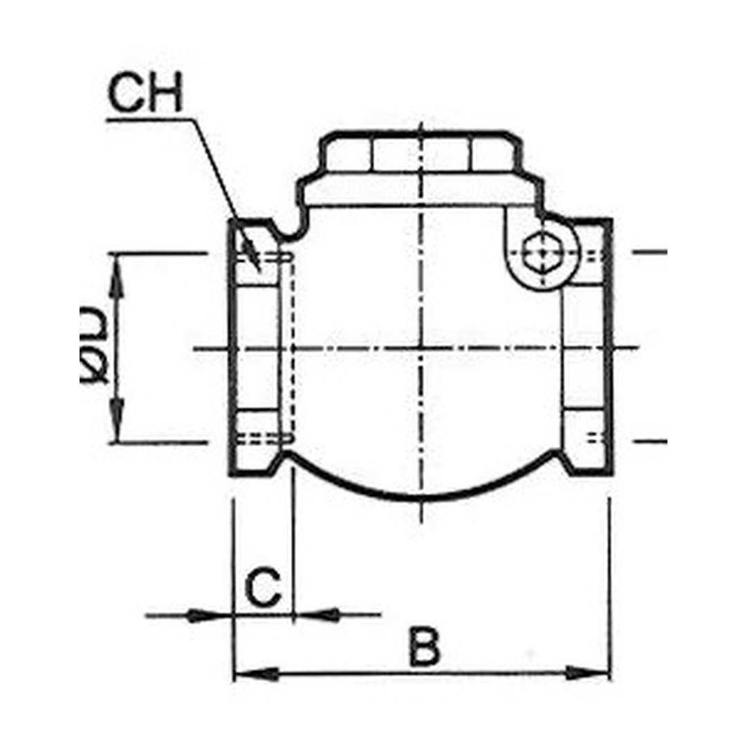 Zpětná klapka vzduchovače 2“ SEKO 2