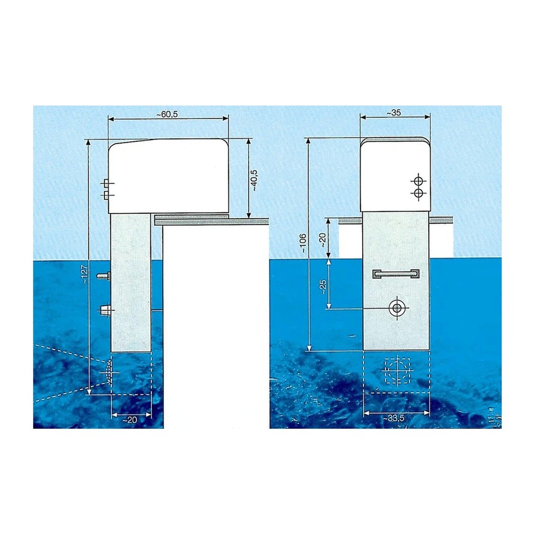 Závěsný protiproud Badu Jet - Active, 20 m3/h, 230V, 0, 75kW 2