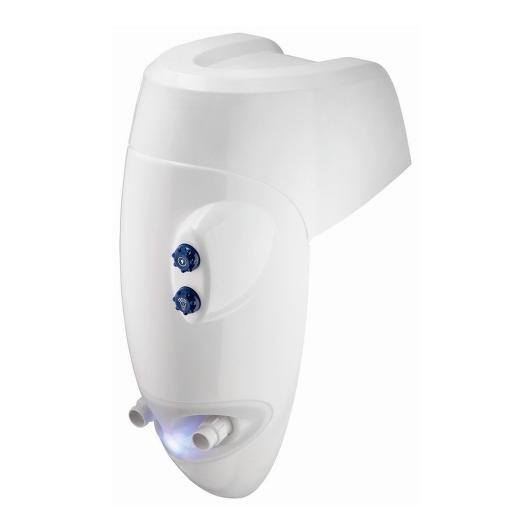 Závěsný protiproud Badu Jet - Stella bílé LED spot, 75 m3/h, 400V, 3, 0 kW, 2x tryska d=40mm