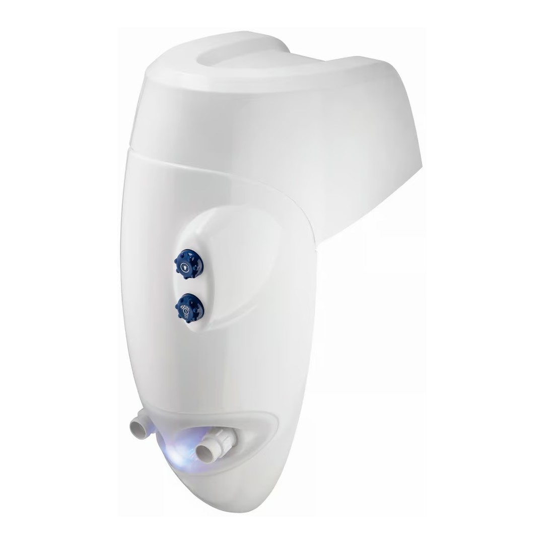 Závěsný protiproud Badu Jet - Stella bílé LED spot, 75 m3/h, 400V, 3, 0 kW, 2x tryska d=40mm 2