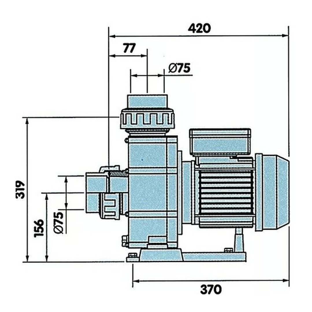 Pumpa New BCC 300M - 66 m3/h - 230 V 2