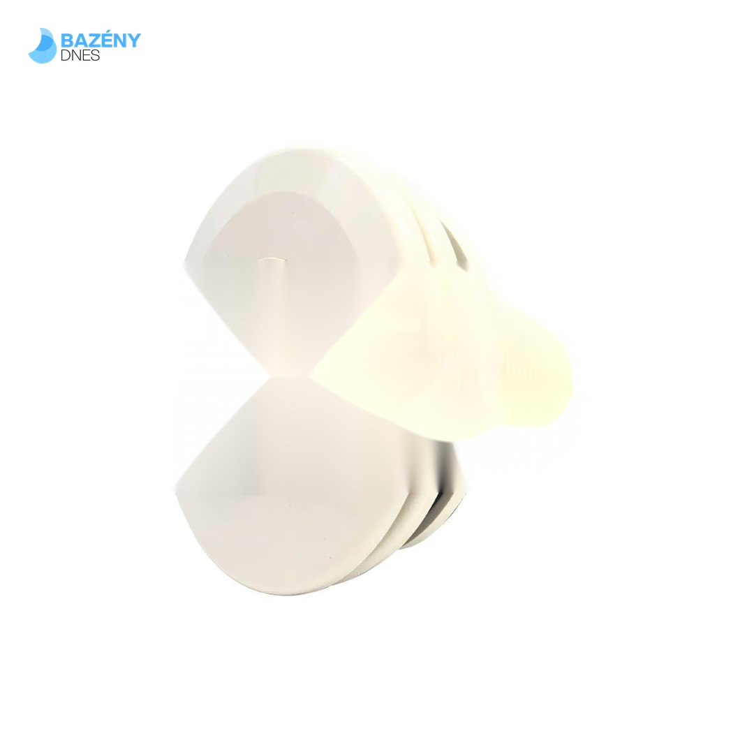 Pneumatické tlačítko, včetně průchodu betonem; pro fólii