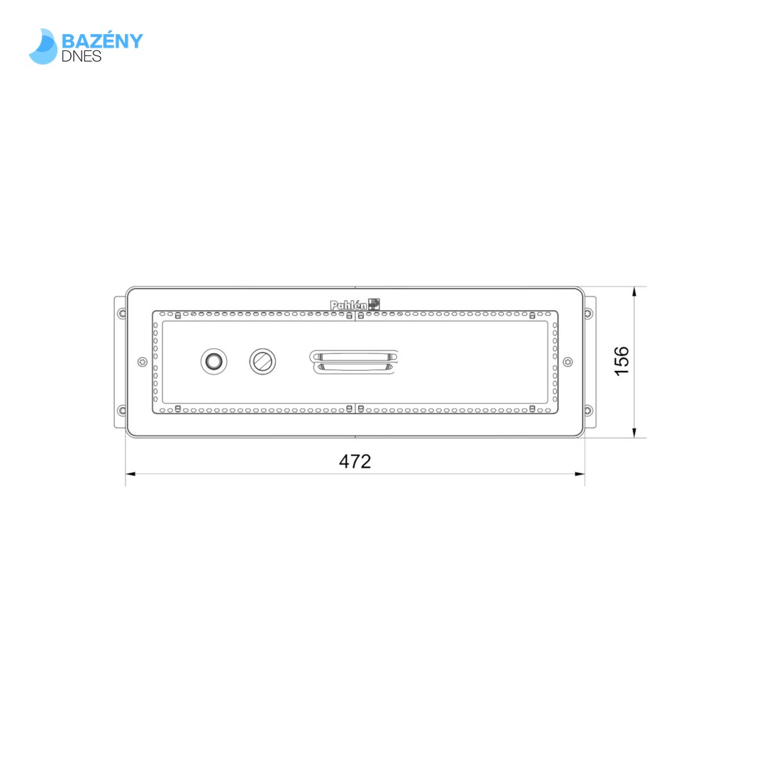Protiproud JET SWIM ATHLETE - 66 m3/h, 230V, čerpadlo Bravus, 1x Pneu tlačítko