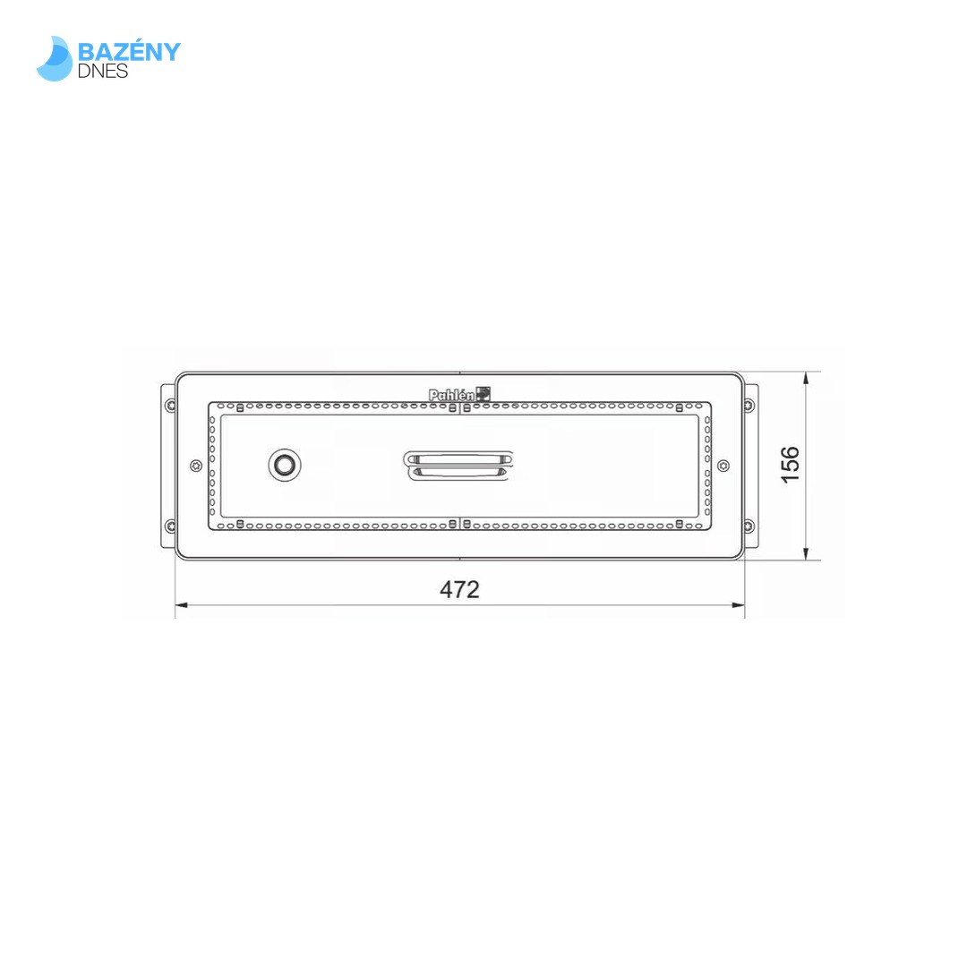 Protiproud JET SWIM ATHLETE - 74 m3/h, 400V, čerpadlo BRAVUS, 1x Pneu tlačítko 2