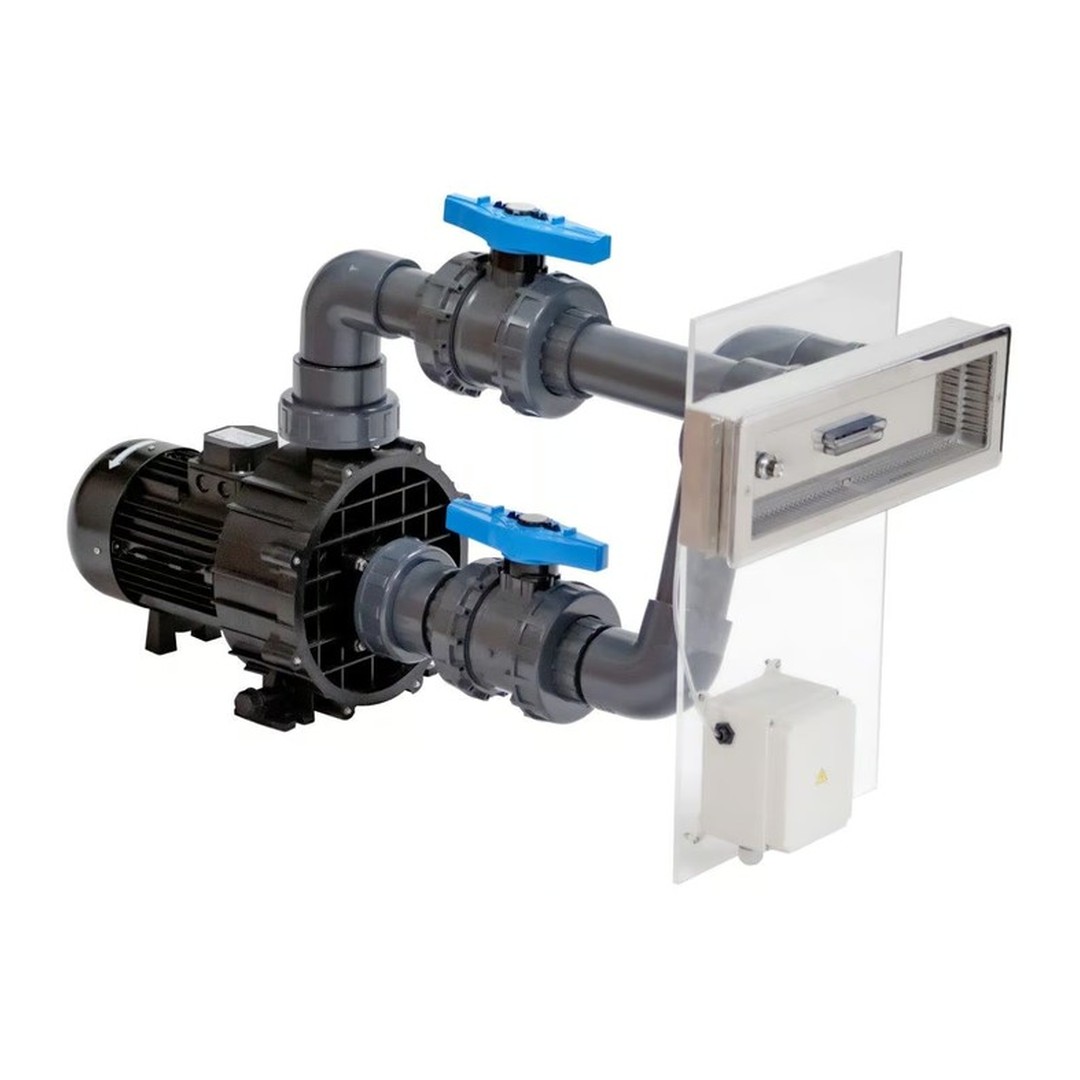 Protiproud JET SWIM ATHLETE - 74 m3/h, 400V, čerpadlo BRAVUS, 1x Pneu tlačítko 3