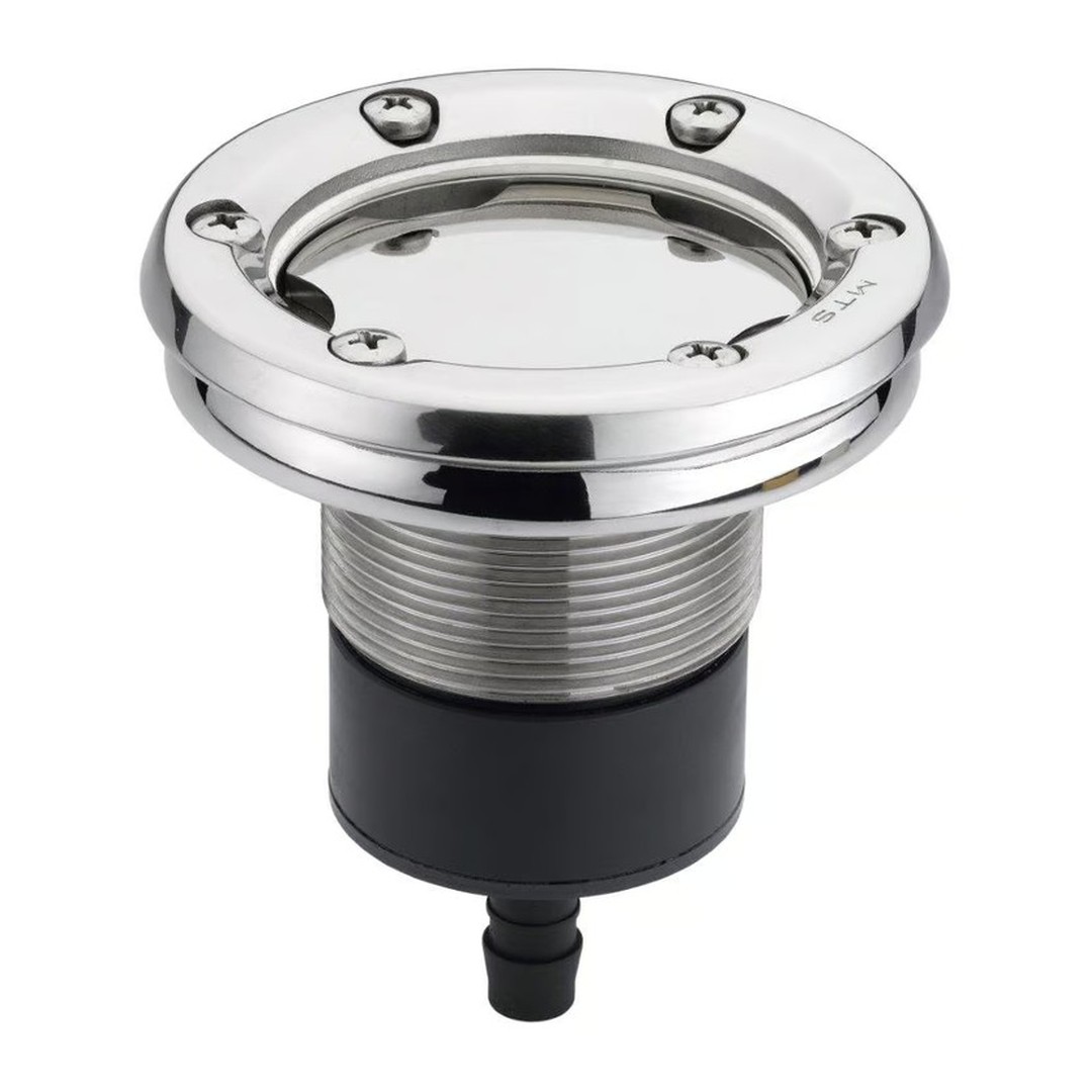 Vzduchový regulátor v nerez základním prvku s přírubou