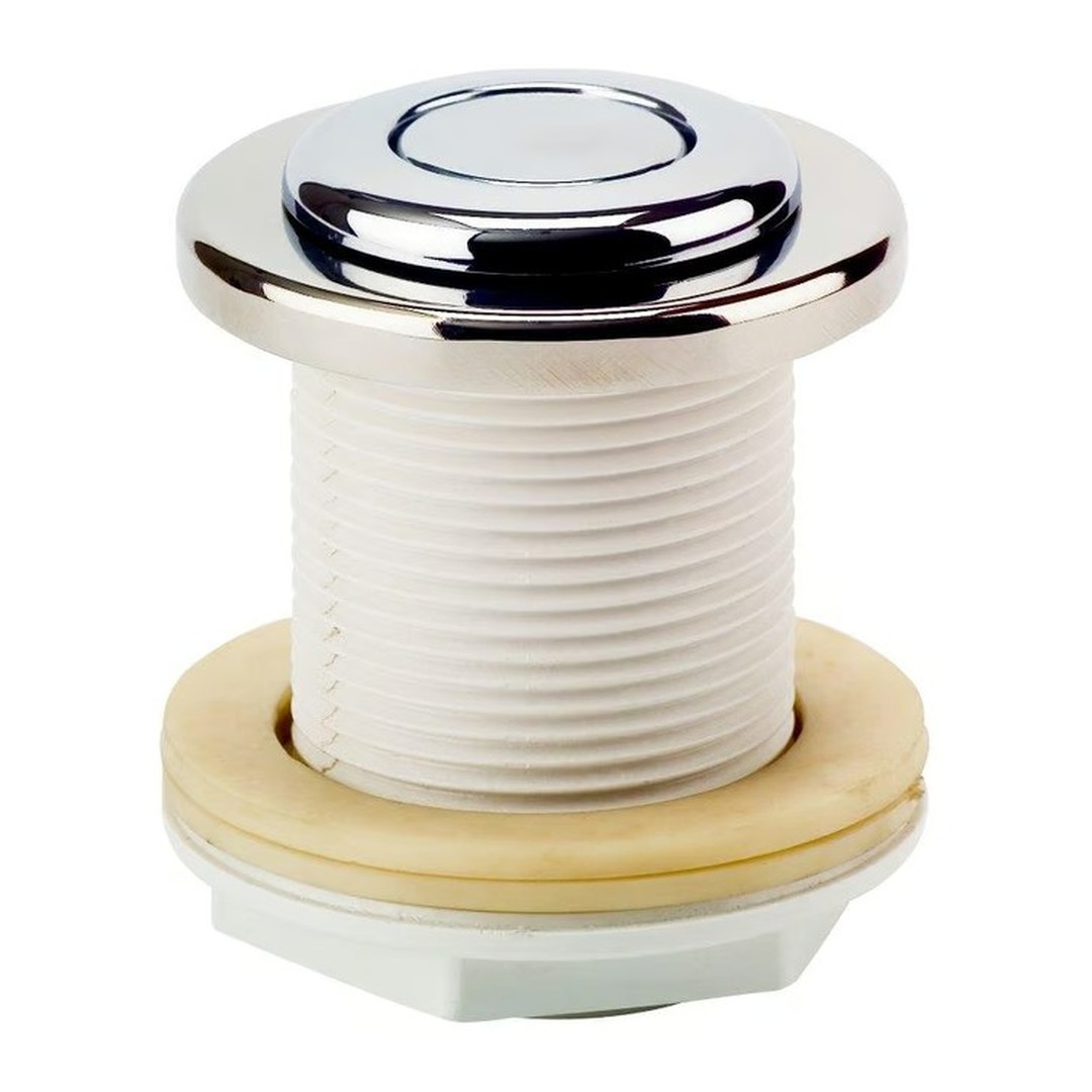 Pneumatické tlačítko nerez v průchodu stěnou ABS