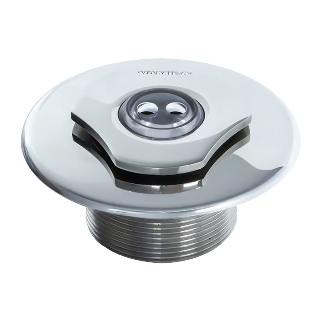 Vtoková tryska VAMILA nerez s transparentní kuličkou 2 x 7, 8 mm