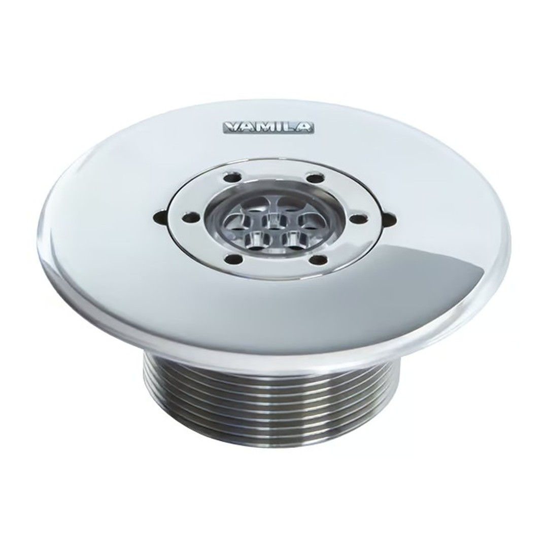 Vtoková tryska VAMILA nerez s transparentní kuličkou 7 x 6, 5 mm - zapuštěná