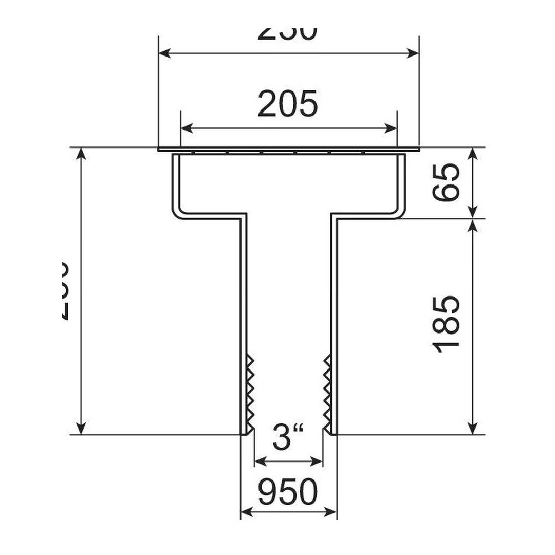 Sáni VAMILA pro atrakce, nerez 3