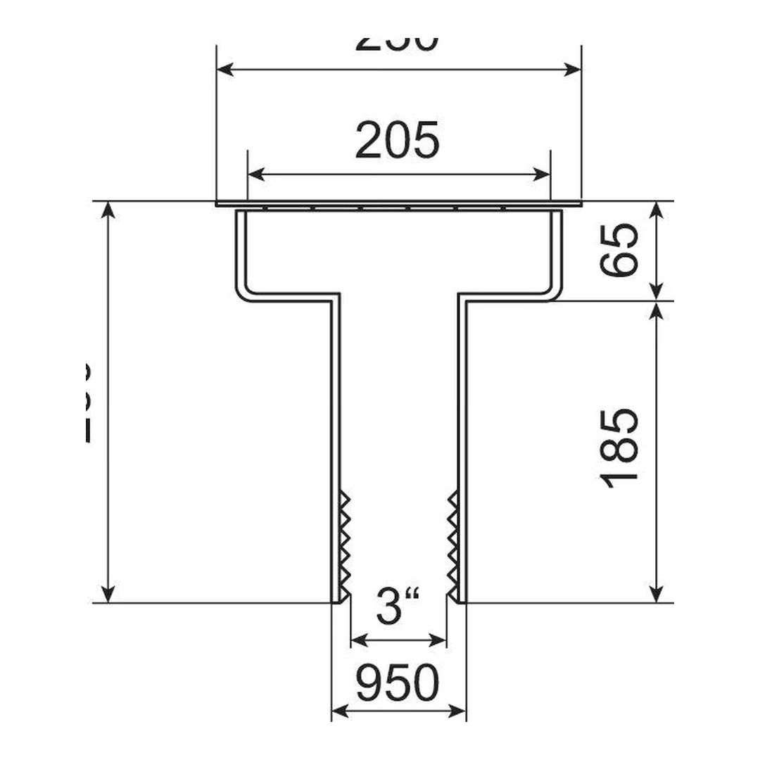 Sáni VAMILA pro atrakce, nerez 6