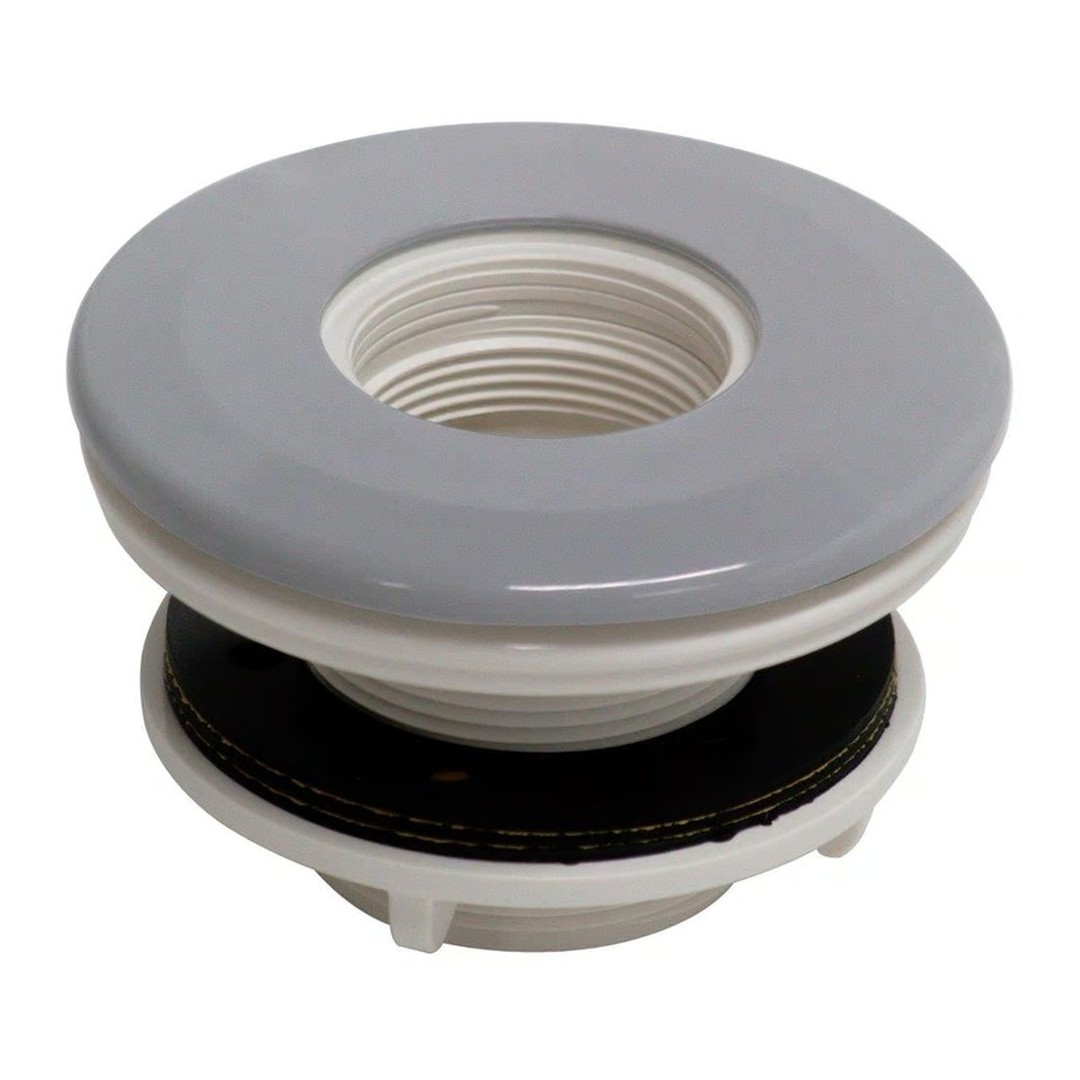 Tryska VA světle šedá - - stočená, pro světla 1, 5", pro fólivoé bazény (RAL7004)