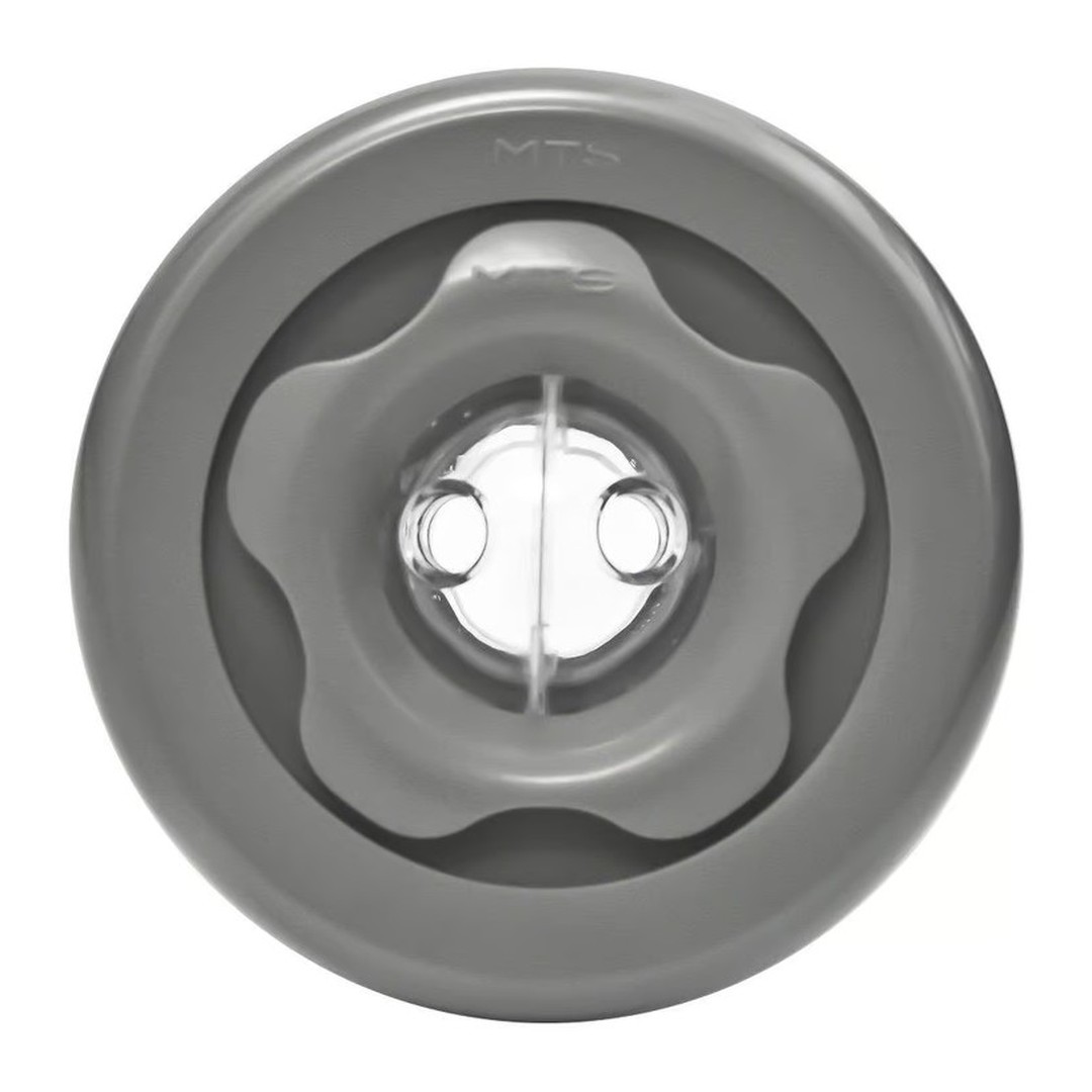 Vtoková tryska Duo 2x8mm ABS - Šedá (RAL 7037)