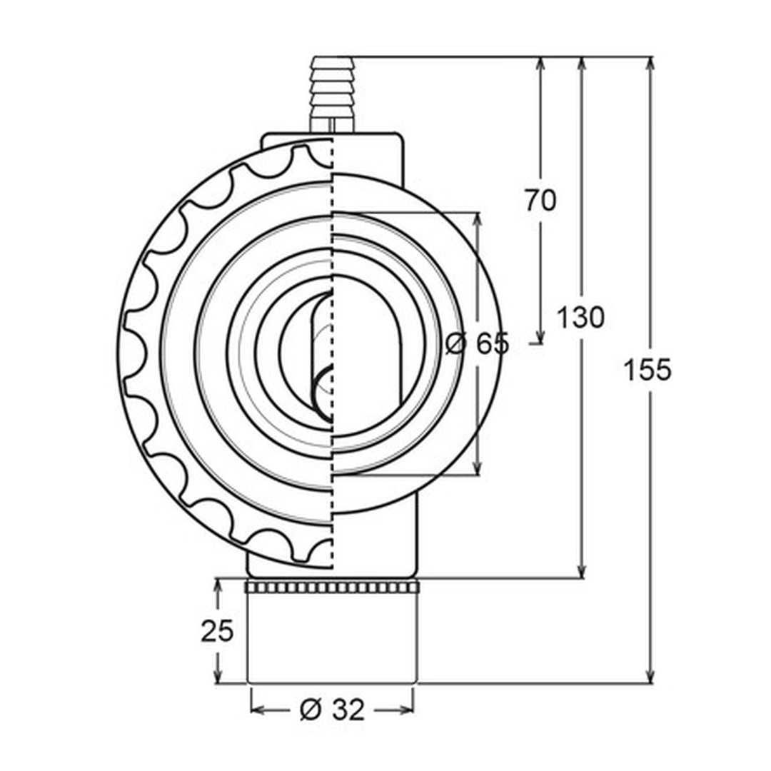 Hydromasážní rotační tryska - - pro předvyrobené bazény 4