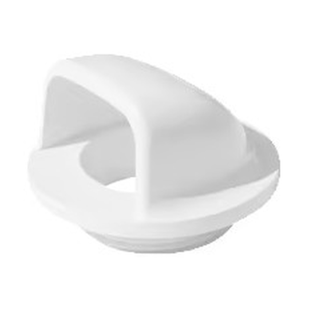 Vtoková tryska - Mušle R 11/2“ ABS - bílá