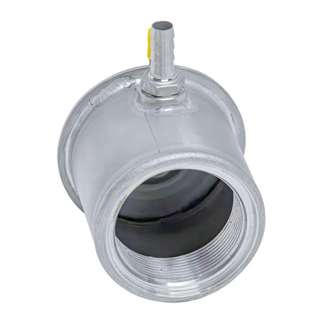 Nerezový hydromasážní přisávací díl, napojení 2“ - - pro fóliové bazény