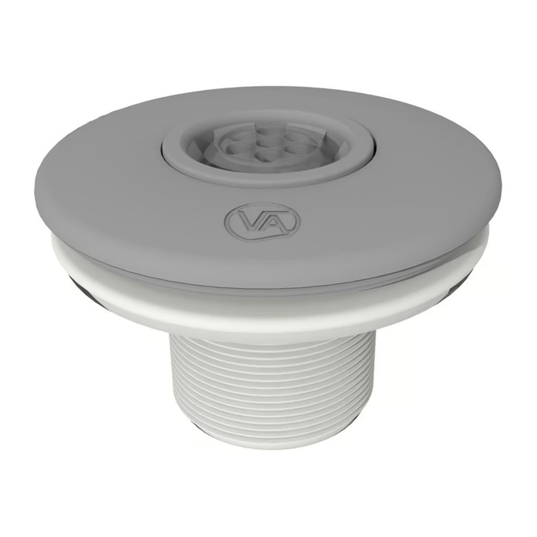 Tryskový set VA, s mosaznými zástřiky, pro fóliové bazény, připojení lepením 50 mm, světle šedá (RAL7004)