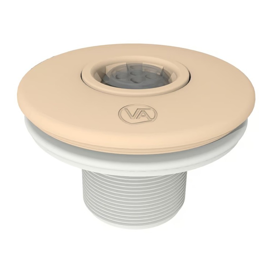 Tryskový set VA, s mosaznými zástřiky, pro fóliové bazény, připojení lepením 50 mm, písková (RAL1015)