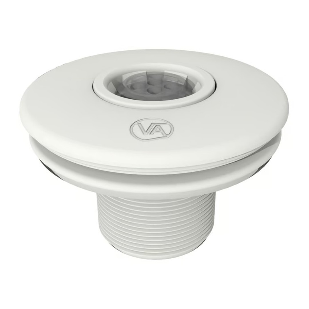 Tryskový set VA, s mosaznými zástřiky, pro fóliové bazény, připojení lepením 50 mm, bílá ABS