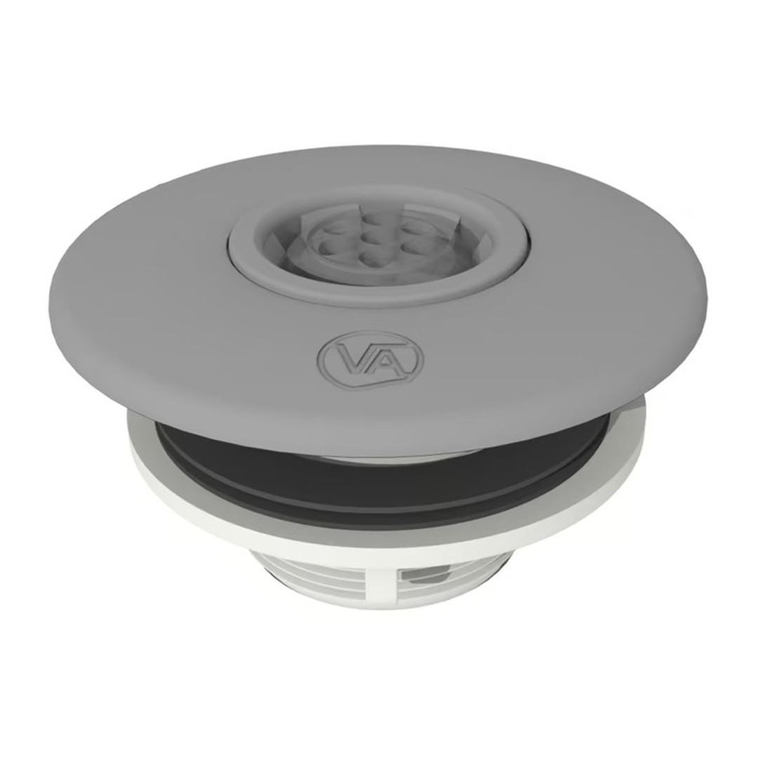 Tryskový set VA, pro předvyrobené bazény, připojení lepením 50 mm, světle šedá (RAL7004)