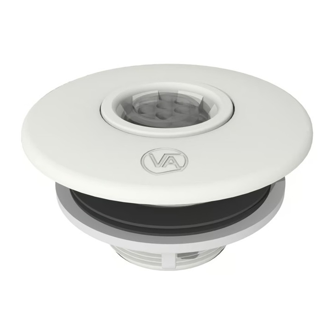 Tryskový set VA, pro předvyrobené bazény, připojení lepením 50 mm, bílá ABS